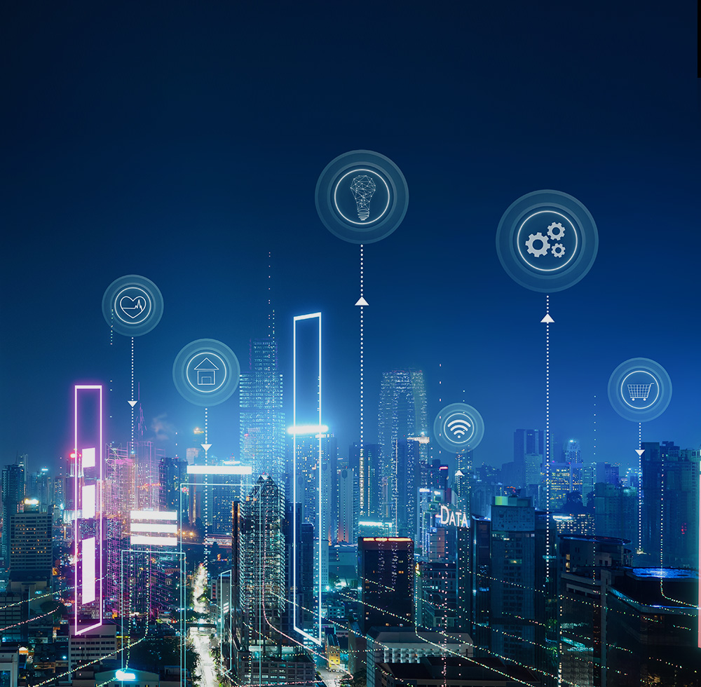 동래 반도유보라 모델하우스 대규모 정비사업과 스카이라인 변화를 담은 개발 비전 이미지