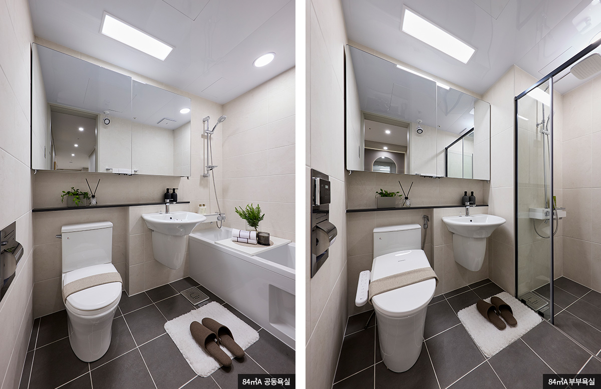동래 반도유보라 모델하우스 84A 타입 욕실 인테리어